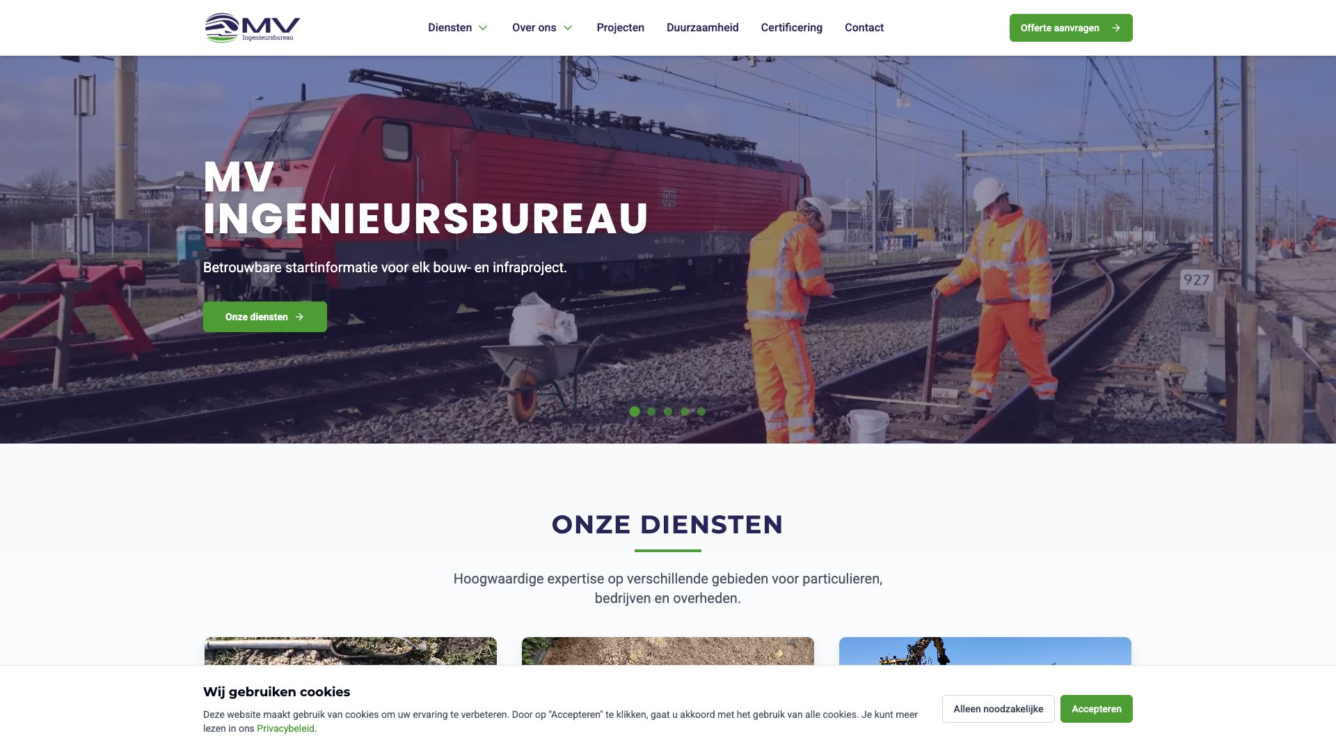 MV Ingenieursbureau Desktop