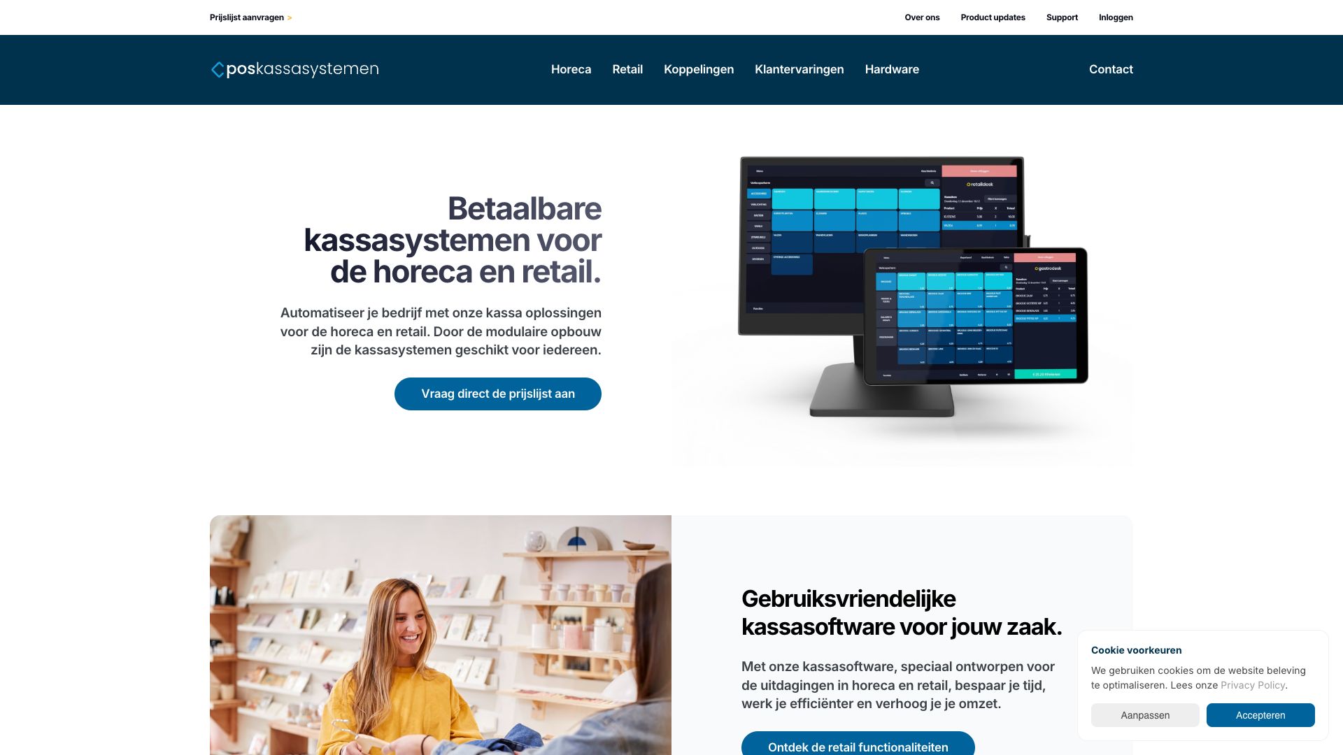 POS Kassasystemen Desktop